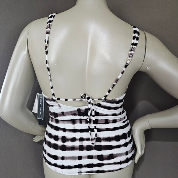 La Blanca JavaTwisted Bamboo Twist Front Tankini Swim Top - Picture 4 of 10